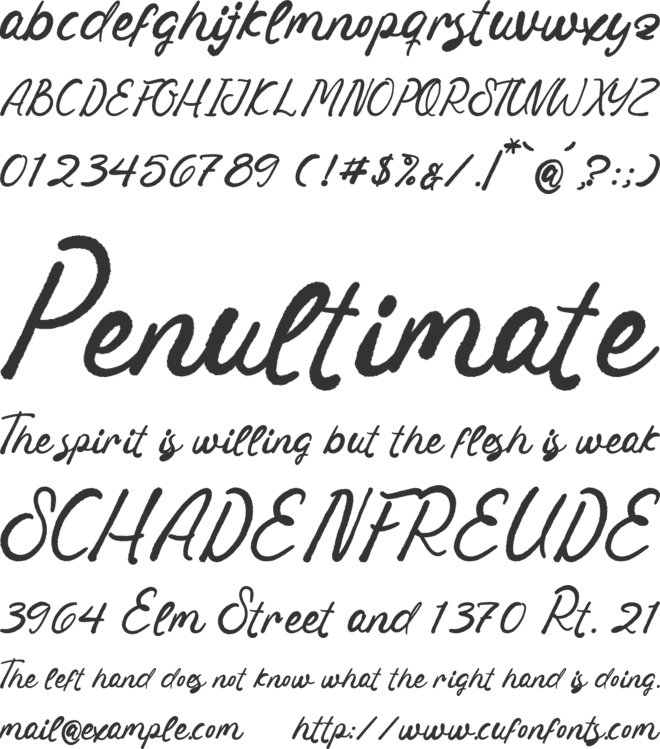 Journey Sighten font preview