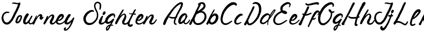 Journey Sighten font