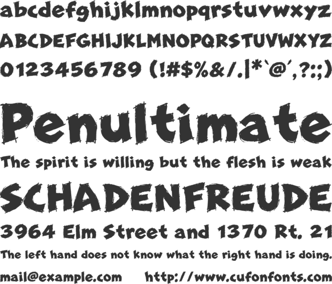 Gynkton Personal Use Only font preview