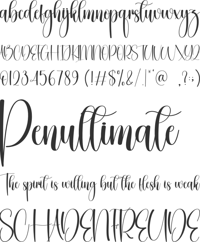 Birmigham font preview