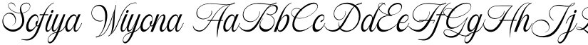 Sofiya Wiyona font download