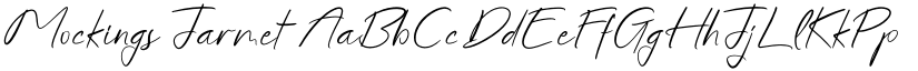 Mockings Jarmet font download