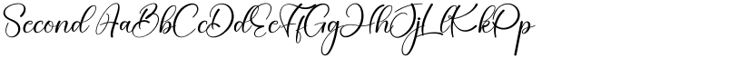 Second font download