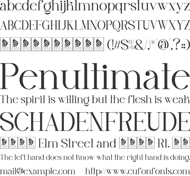 Lyodia Lover font preview