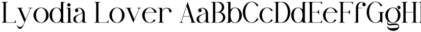 Lyodia Lover font download