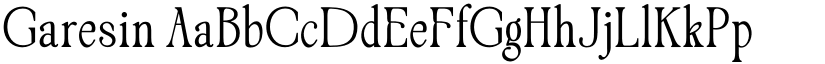 Garesin font download