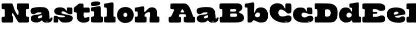 Nastilon font