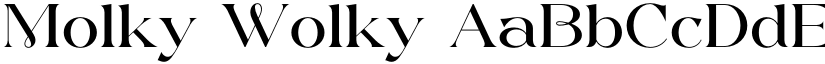 Molky Wolky font download