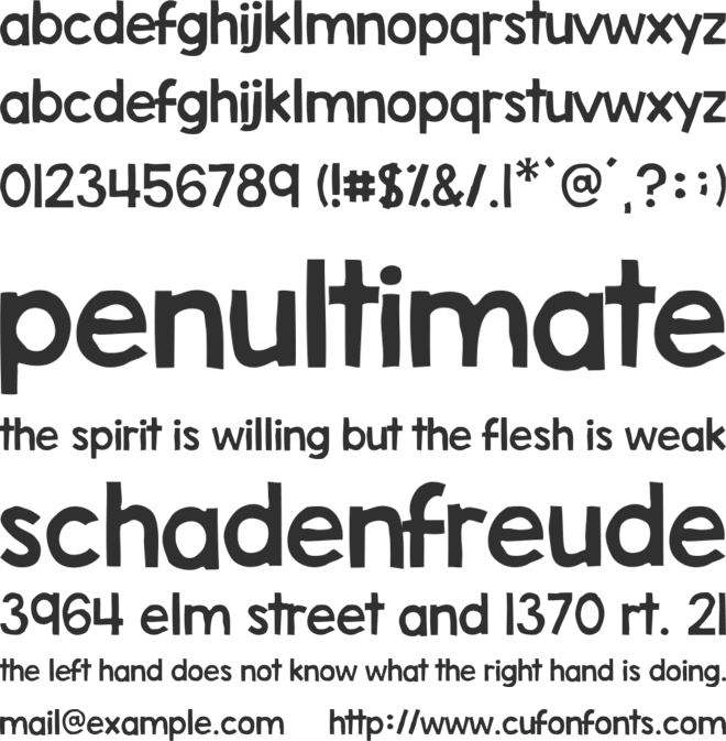 Don Pasquale font preview