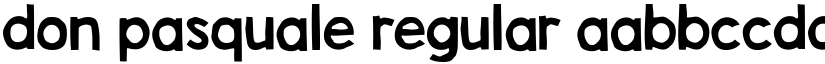 Don Pasquale Regular font