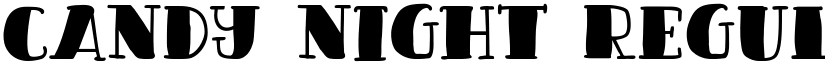 Candy Night Regular font