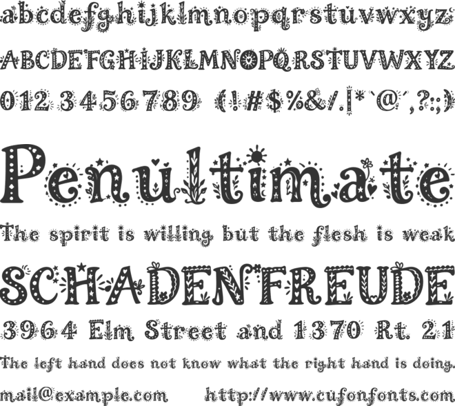 Bellunora Personal Use Only font preview