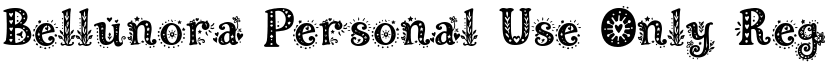 Bellunora Personal Use Only font download