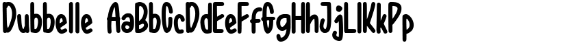 Dubbelle font download