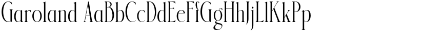 Garoland font download