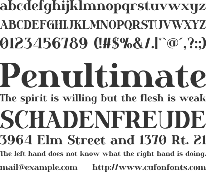 UNDESA font preview