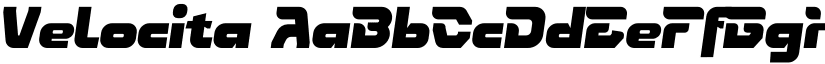 Velocita font download