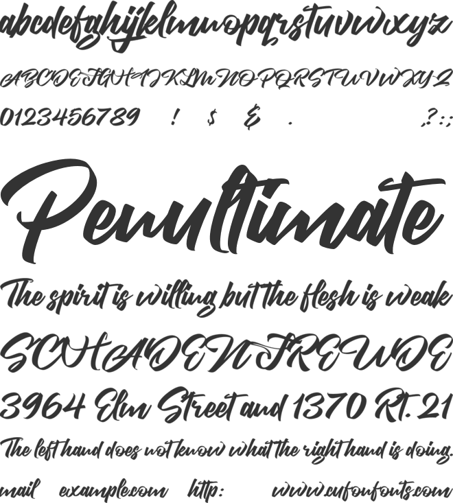 Stallion Magicshow font preview