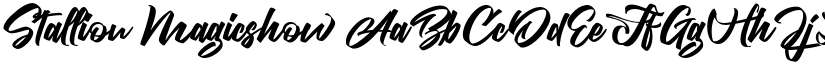 Stallion Magicshow font download
