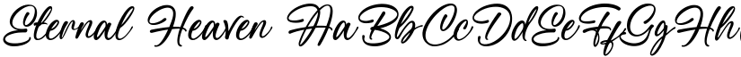 Eternal Heaven font