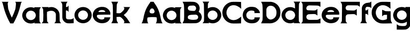 Vantoek font download