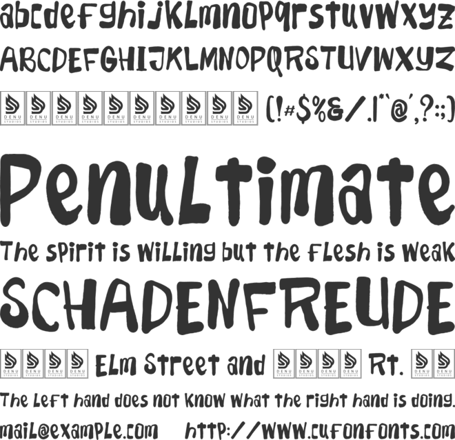 Rokam Letter font preview