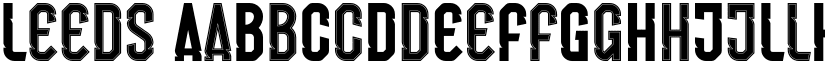 Leeds font