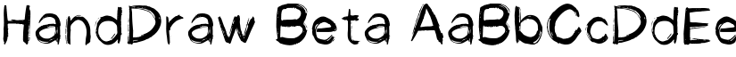 HandDraw Beta font download