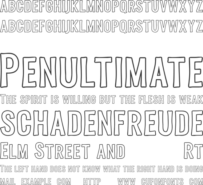 Melvis Free font preview