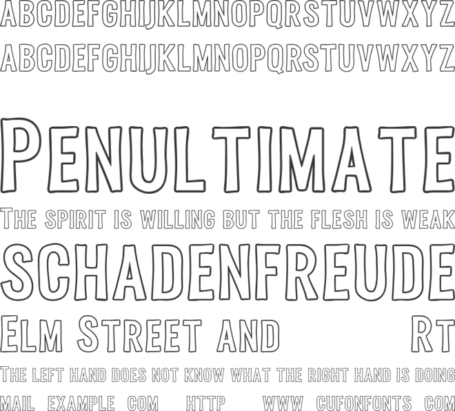 Melvis Free font preview