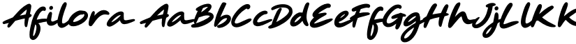 Afilora font download