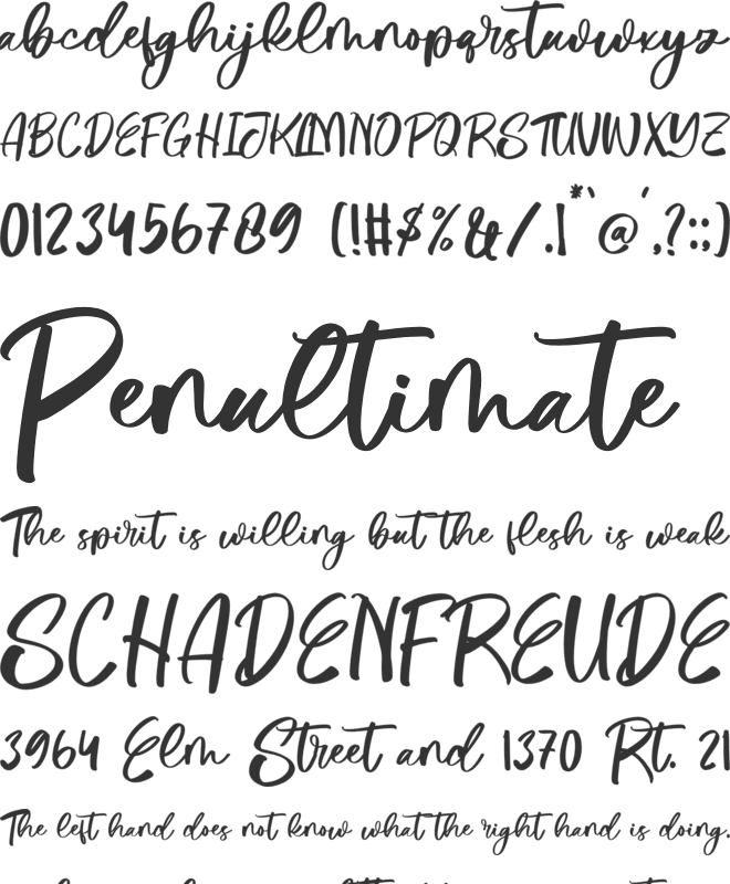 Zecfulmatos font preview