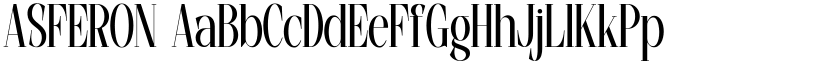 ASFERON font