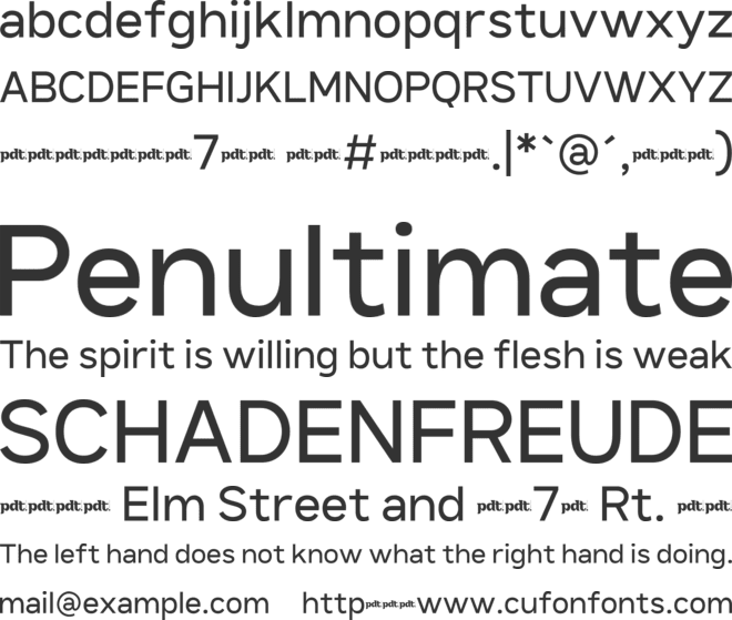 Rumela Smart Trial font preview