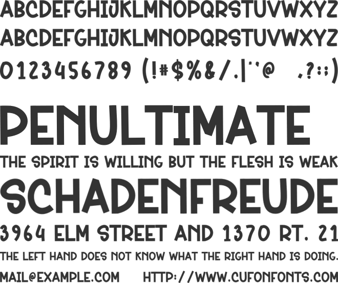 Summer Series font preview