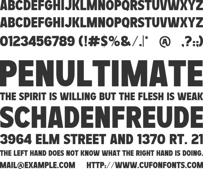 Motion font preview