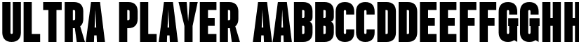 Ultra Player font download