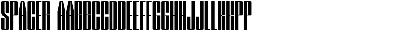 Spacer font download