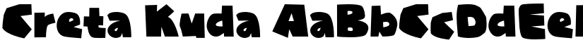 Creta Kuda font download