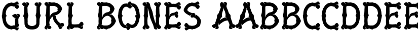 Gurl Bones font download