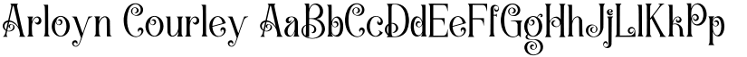 Arloyn Courley font download