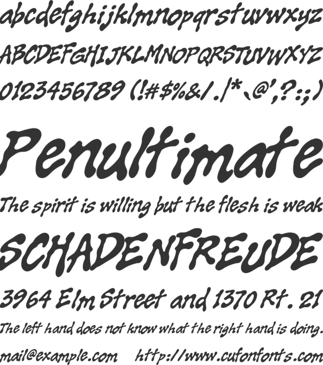 Ribel Noise font preview