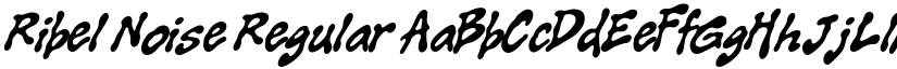 Ribel Noise font download