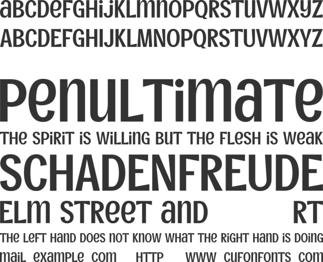 Everplay font preview