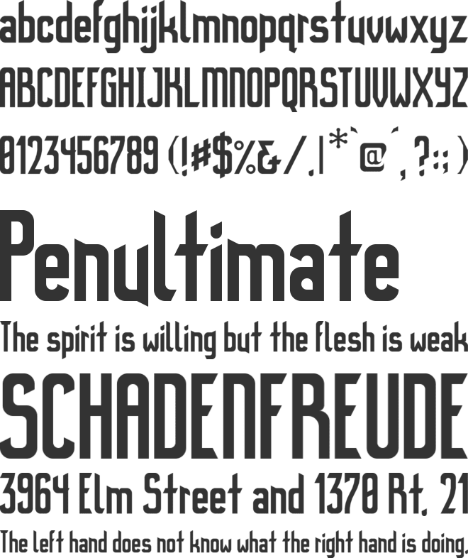 WebFont font preview