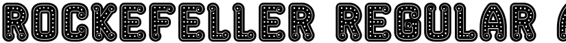 Rockefeller Regular font