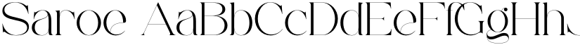 Saroe font download