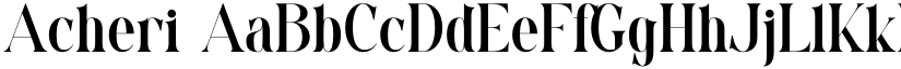 Acheri font download