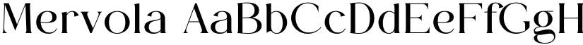 Mervola font download