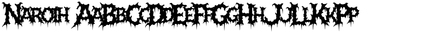 Naroth font